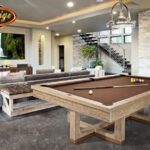 Black Wolf Pool Table: Sleek Elegance for Home Entertainment