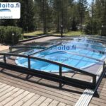 Uima-allas asennettuna – kesän rauha kotipihalla