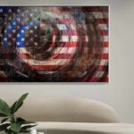 Moderne experimentelle Gemälde: Bold, Glazed Abstractions in Green Tones